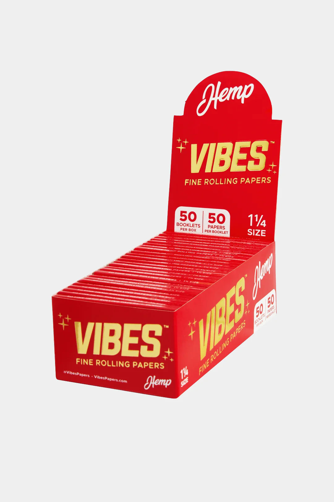 Vibes Fine Hemp Rolling Papers 50ct 50pk