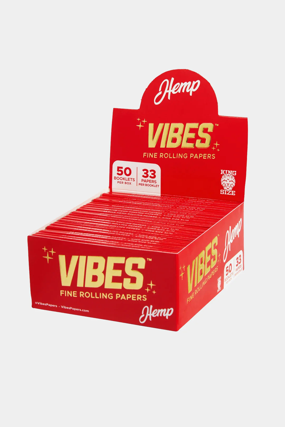 Vibes Fine Hemp Rolling Papers 50ct 50pk