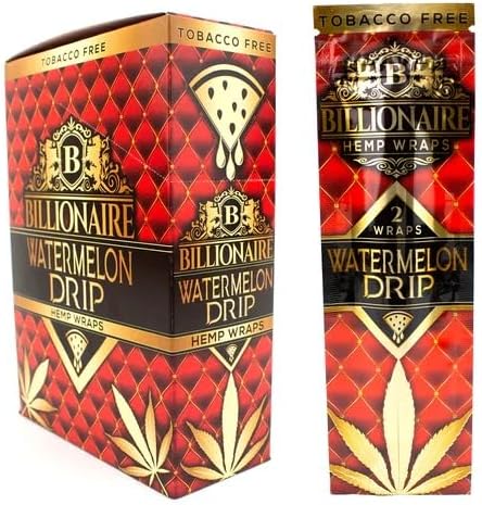 BILLIONAIRE Hemp Wraps  - 2ct/25pk