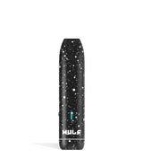 Front view of the Wulf LX Slim Dry Herb Vaporizer in black with white splatter. This 900mAh handheld thermal extraction unit features an internal ceramic heating oven and four specific thermal outputs for precise material processing.