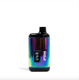 Angled front view of the Wulf Mods Recon concealed cartridge vaporizer in a vibrant full color gradient finish. This discreet cartridge battery easily fits in the palm of your hand while completely hiding your oversized cartridges from plain sight.