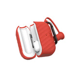 Front view of the Yocan Black Case Cart Battery in red. This fully enclosed 650mAh extraction unit houses up to 2-gram 510-threaded tanks entirely within its chassis to prevent structural damage and external visibility.