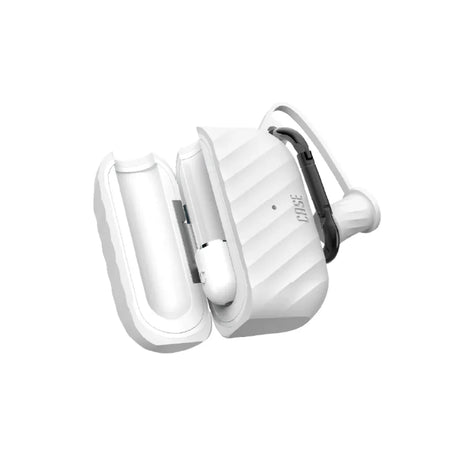 Front view of the Yocan Black Case Cart Battery in white. This fully enclosed 650mAh extraction unit houses up to 2-gram 510-threaded tanks entirely within its chassis to prevent structural damage and external visibility.