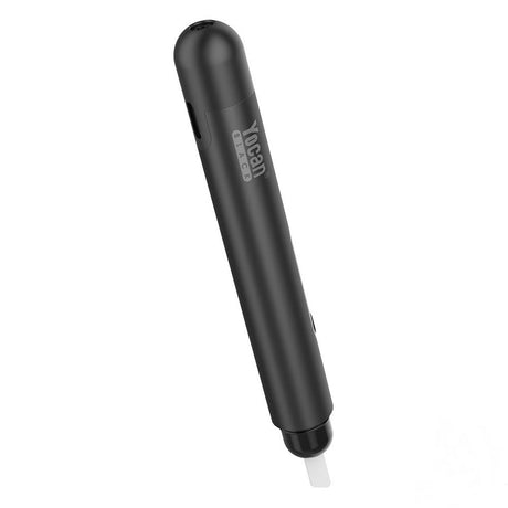 Front view of the Yocan Black Jaws Ceramic Hot Knife in matte black. This electronic dabbing tool cleanly melts and drops sticky concentrates into an atomizer without any mess.