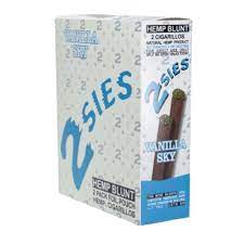2sies Hemp Wraps – Organic Tobacco-Free Wraps (15ct / 2pk Display)