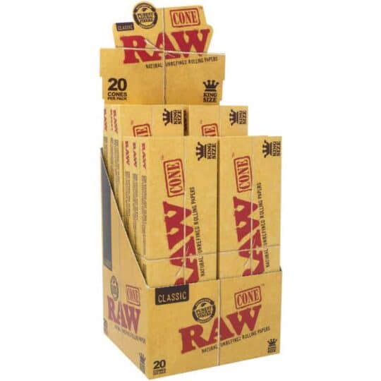Raw Classic King Size Cone 20ct 24pk