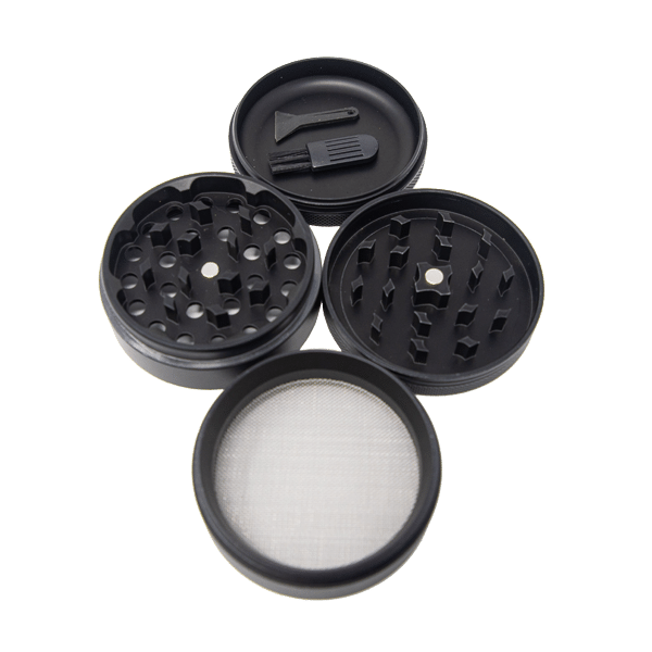 KING PALM GRINDER 62MM BLACK CERAMIC COATED