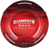 ELEMENTS METAL ASHTRAY RED