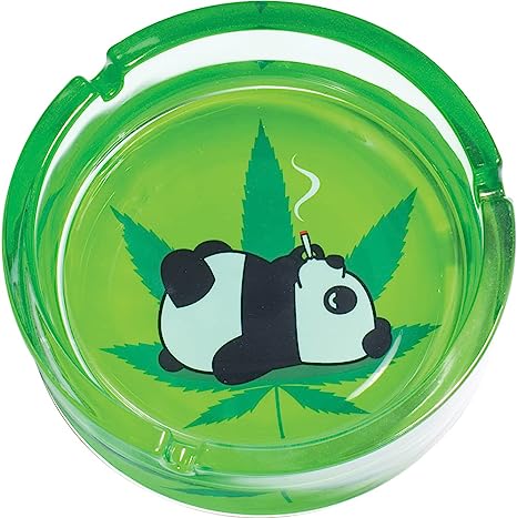 FUJIMA GLASS ASHTRAY 6"