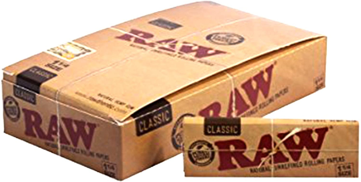 RAW Classic 1 1/4" Rolling Papers 50ct 24pk