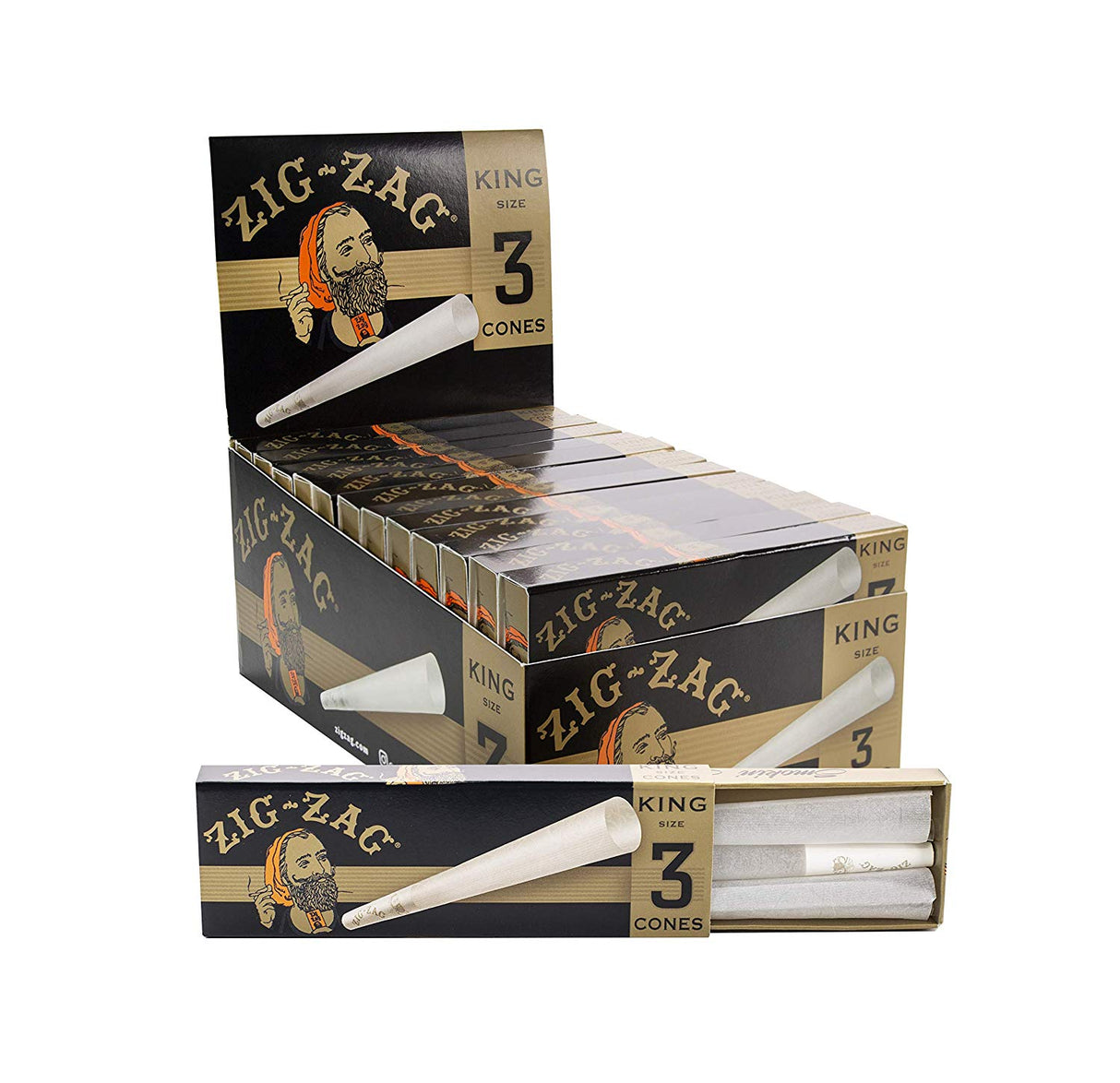 Zig Zag 1 1/4 Size King Size Rolling Paper (24 Booklet Carton)