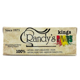 Randy's - 24 Roots Hemp King Size Wired Rolling Papers - 25pk. Display