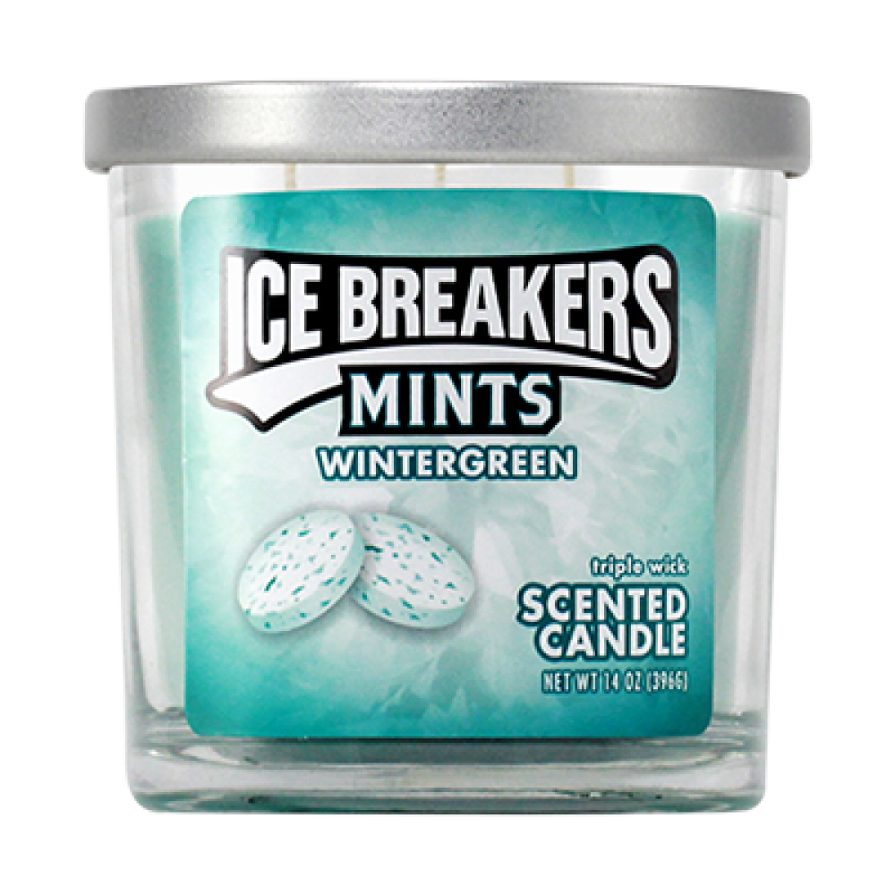 Ice Breakers Mints Triple Wicked Scented Candle-14 OZ