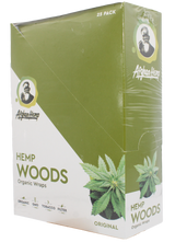 front view of the Afghan Hemp display box. Made from durable hemp fibers removing all the nicotine and tobacco from your experience for a slow and smooth smoke with a organic natural flavor 