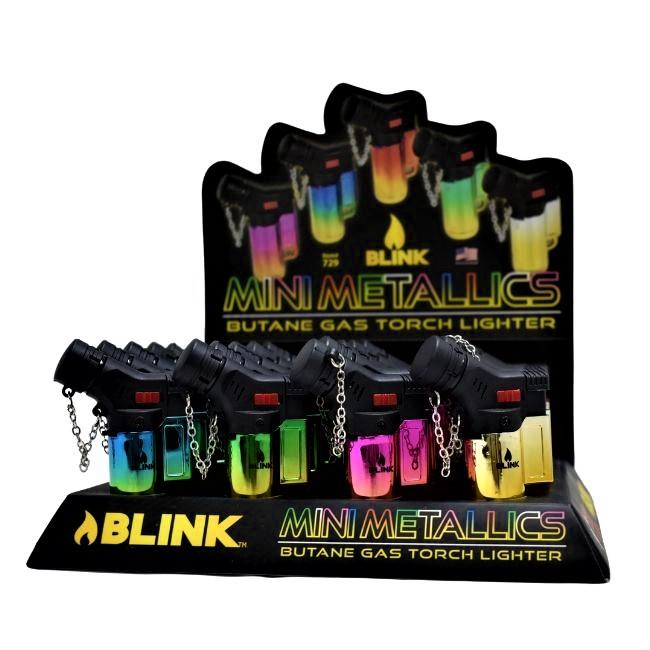 Blink - Mini Metallics Butane Gas Torch lighter