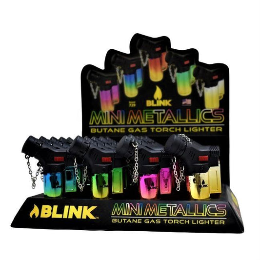 Blink - Mini Metallics Butane Gas Torch lighter