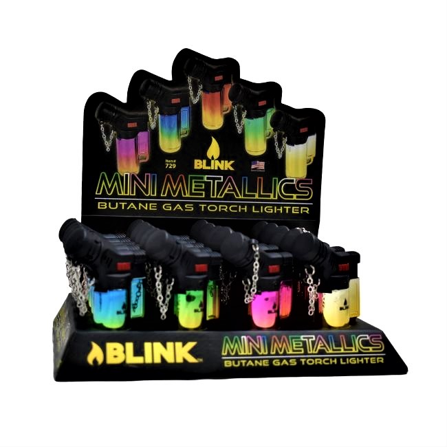 Blink - Mini Metallics Butane Gas Torch lighter