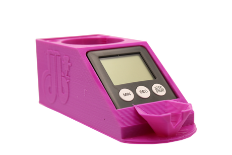 front view of the Dabber box blazer big shot dab station. Made for the Big Shot GT8000 torch for an a streamlines experience, made of heat resistant plastic it allows for all the needed tools and monitoring equipment for dabbing.