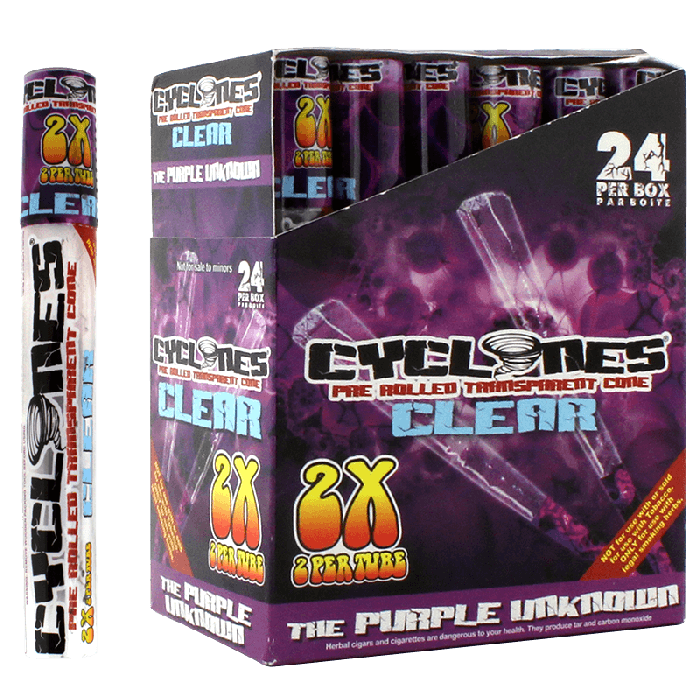 Cyclone Hemp The Purple Unknown Cone 2ct 24pk