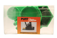top view of the Dabber box dab station organizer in green. A convenient way for a dabber to keep all their supplies handy in a neat and durable station. 
