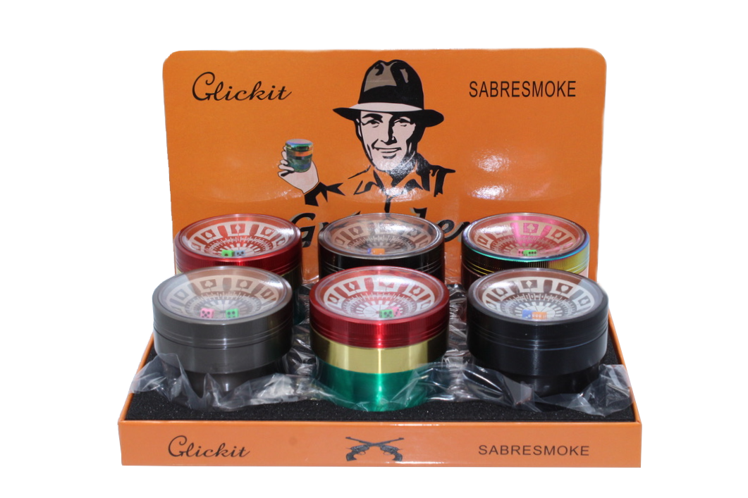 Click-It Large Dice Top Herb Grinder