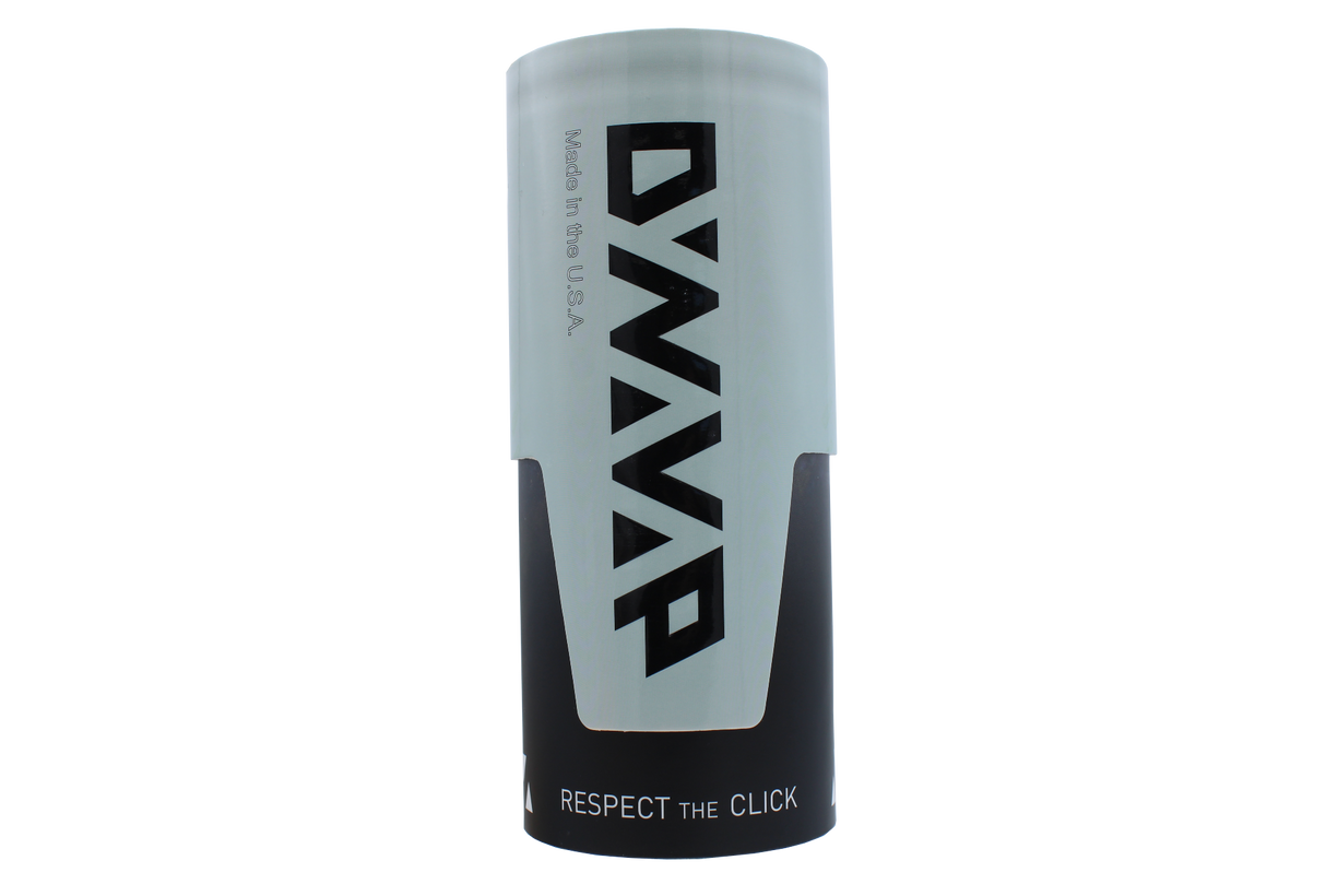 Front view of the Dynavap M packaging. A dry herb vaporizer with use of butane torch and adapter allows you to also experience concentrates and oils.