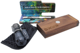 product view of the Dynavap M and concentrate adapter. A dry herb vaporizer with use of butane torch and adapter allows you to also experience concentrates and oils.