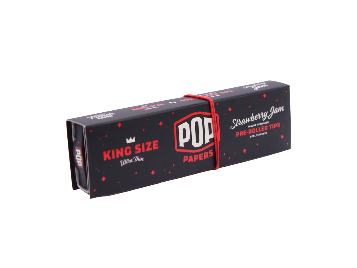 Pop Papers Rolling Papers and Tips - King Size
