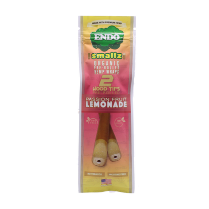 Endo Smallz Pre-Rolled Hemp Wraps - 15 CT