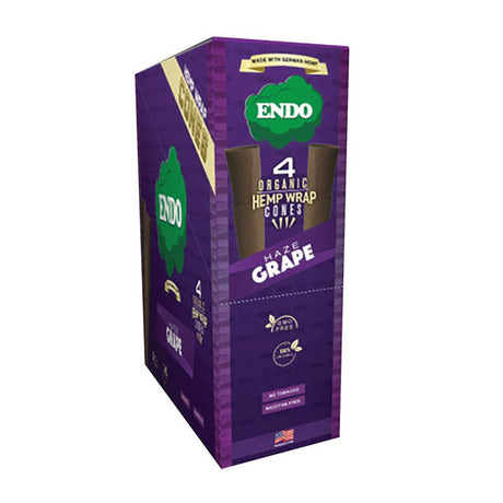 Endo Organic Hemp Cones 4ct 15pk