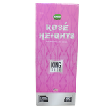 front view of the endi rose cones, in a 1000 count production box. made for ease of use and with a striking color made from plant based dyes for a natural unbleached experience.
