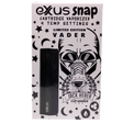 front view of the Exxus Snap VV vaporizer in black. This special edition vaporizer is in the iconic dark black of Vader's clothing.