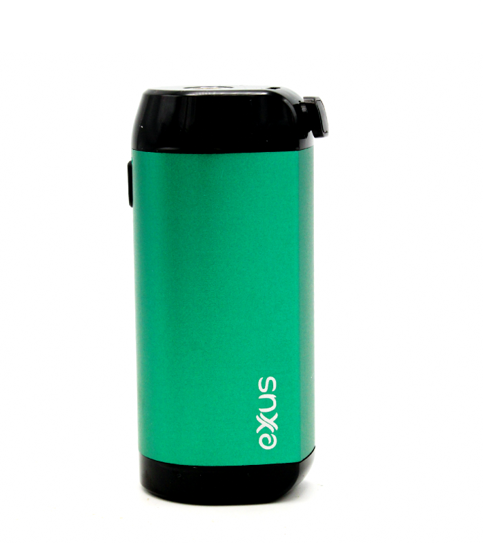profile view of the Exxus VRS 3 in 1 multi use vaporizer in a sea foam green. A kit for multi use with different concentrates and oils for any types of enjoyment. 