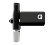 side profile view of the G pen connect in black. A novel way to make any glass water pipe into a dabbing rig with no nail or torch.