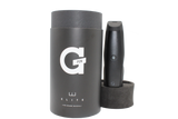 front view of the G pen elite dry herb vaporizer. A premium vaporizer that give a even burn to maximize a stable and even flavor profile.