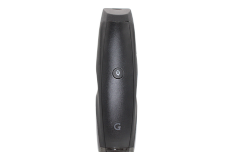 front view of the G pen elite dry herb vaporizer. A premium vaporizer that give a even burn to maximize a stable and even flavor profile. for those wanting a heightened experience and perfect botanical enjoyment.