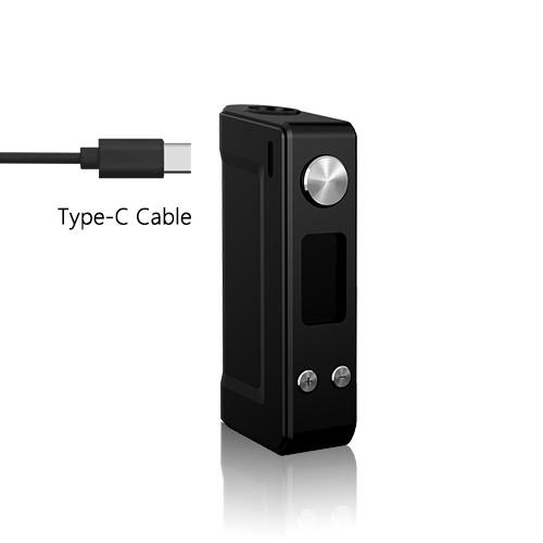 front view of the shiv vaporizer with its showcase of battery type usage.