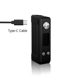front view of the shiv vaporizer with its showcase of battery type usage.