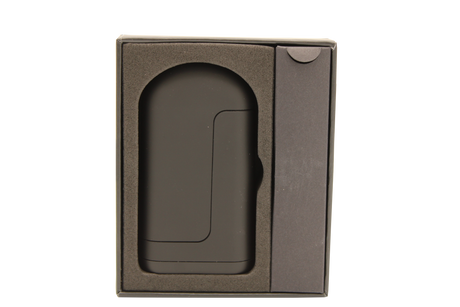 Front view of the Tombstone vaporizer battery a dual cartridge battery able to carry two cartridges for more customizable cloud while also able to store the cartridges for safe storage. able to make strain combinations with twice the vapor production.