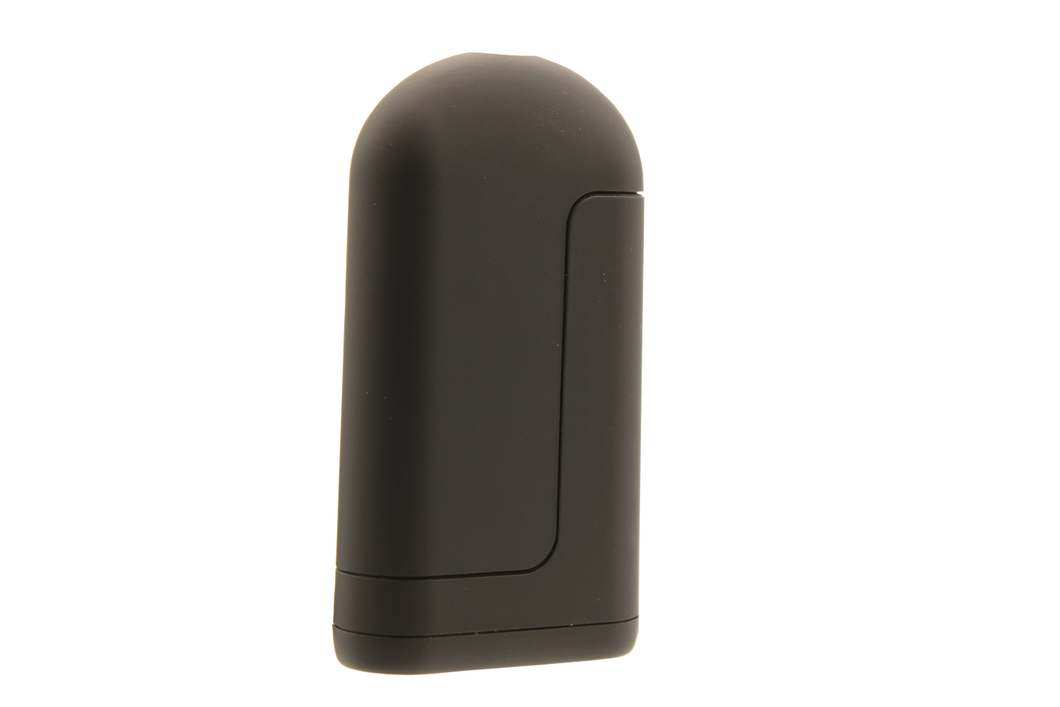 angled view of the Tombstone vaporizer battery a dual cartridge battery able to carry two cartridges for more customizable cloud while also able to store the cartridges for safe storage. able to make strain combinations with twice the vapor production.