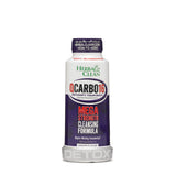 front view of the herbal clean QCarbo16 grape flavored detox. A high strength detox drink for removing body toxins quickly.