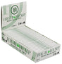 angled view of High Hemp Organic 1 1/4 Rolling Papers box. an organic product for smoking.