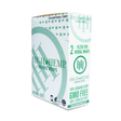 front view of the High hemp organic herbal wraps. A natural, GMO free and tobacco free herbal wraps for smoking in a white and green packaging.
