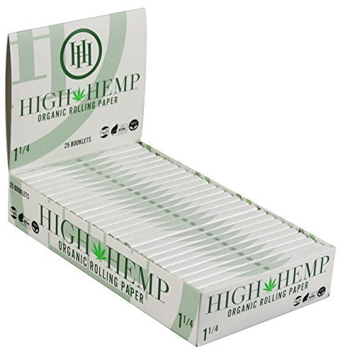 High Hemp 1 1/4 Organic Rolling Paper 32ct 25pk