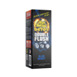 Front view of the HighVoltage Detox double flush in Blue Berry. a premium detox formula made with a two part system with a proprietary blend. It gives fact acting results in a few hours.