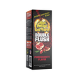 Front view of the HighVoltage Detox double flush in Pomegranate. a premium detox formula made with a two part system with a proprietary blend. It gives fact acting results in a few hours.