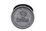 open view of the Honeypuff 56mm Biodegradable black hemp grinder. A eco friendly grinder that is durable while being compact for everyday use. 