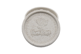 top view of the Honeypuff 56mm Biodegradable white hemp grinder. A eco friendly grinder that is durable while being compact for everyday use. 