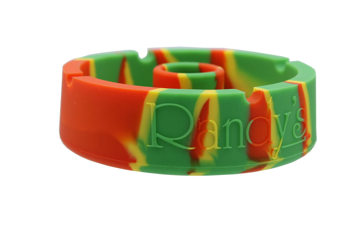 Randy's 5″ Circle Silicone Ashtray - Assorted 1ct