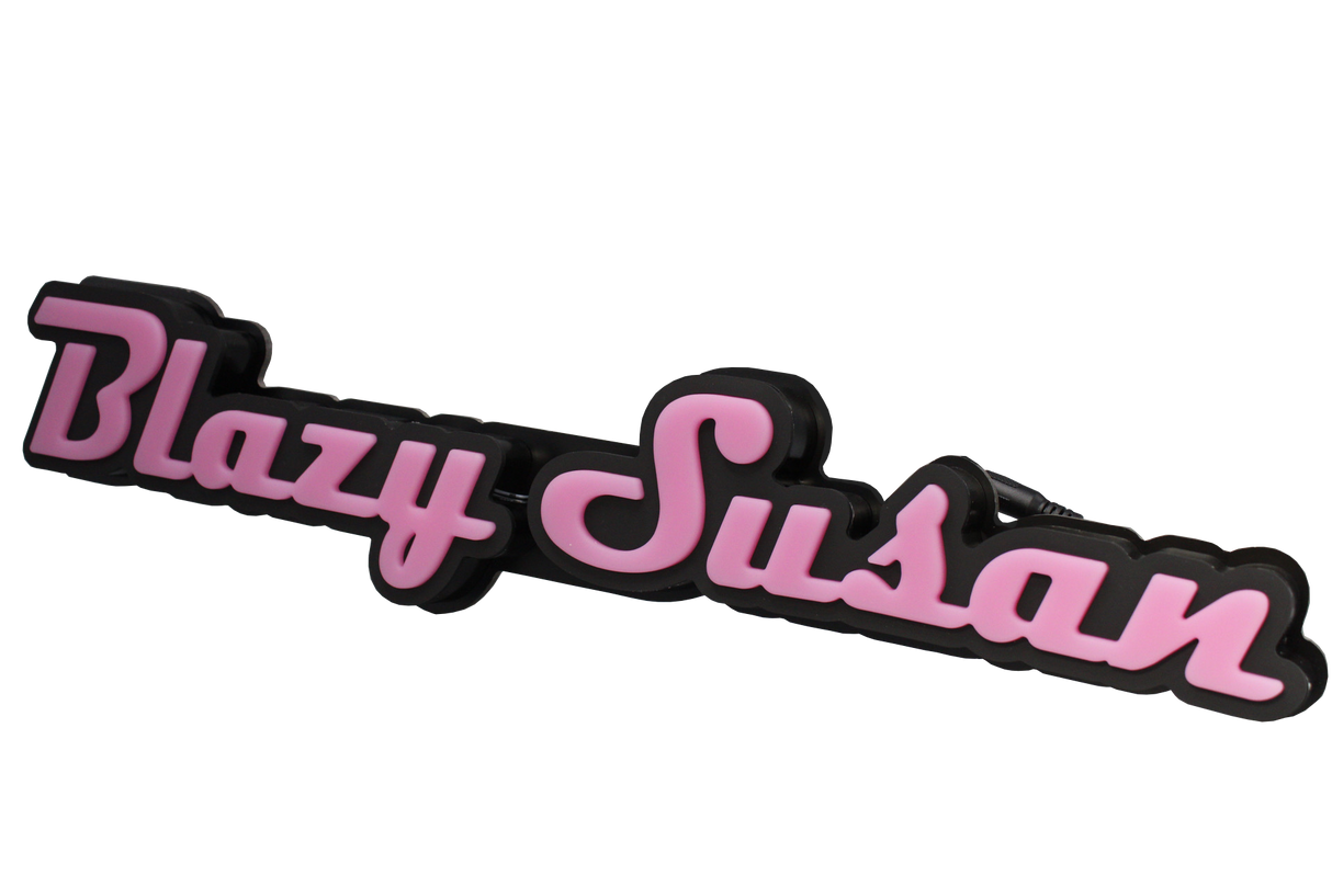 Blazy Susan Hanging Neon Wall Sign